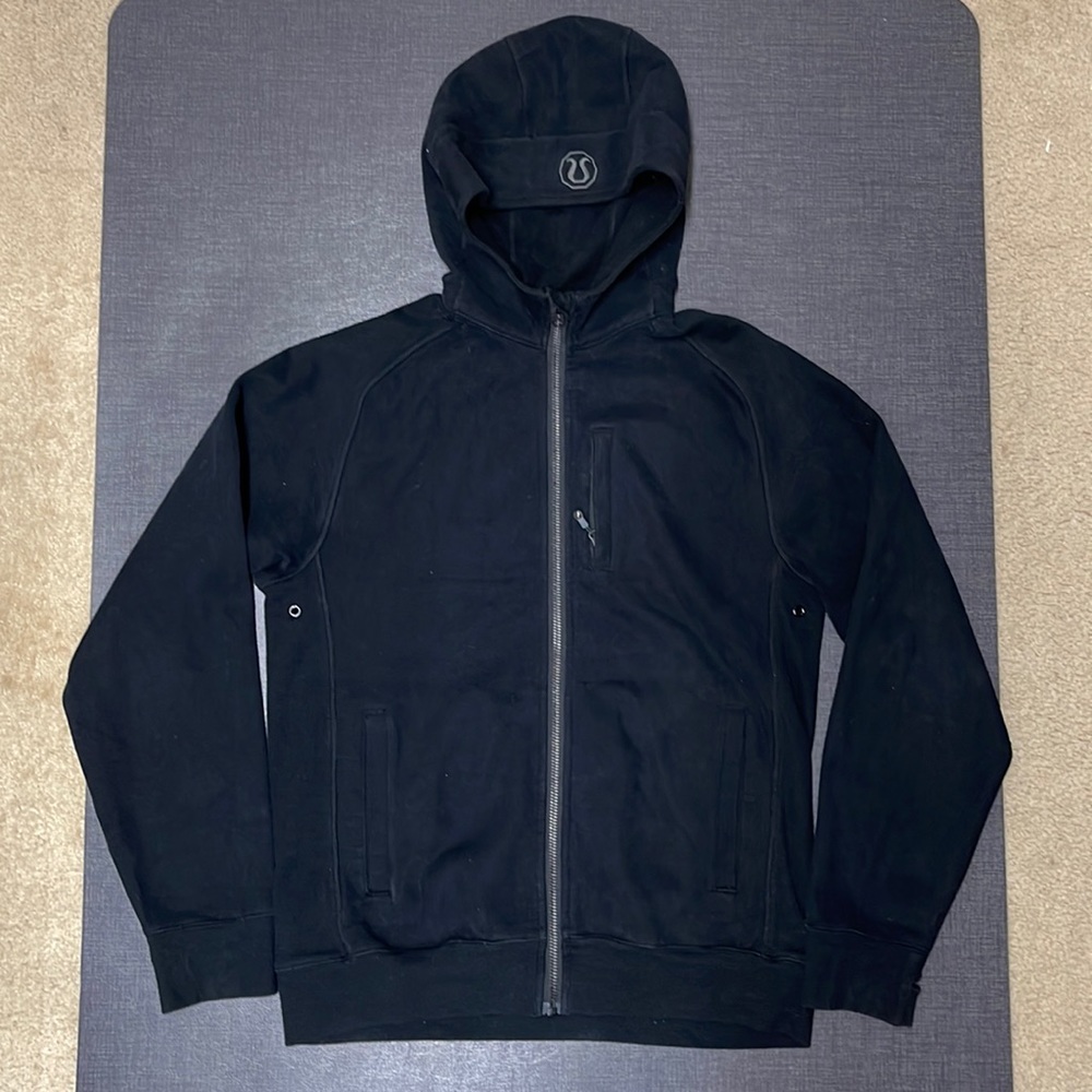 LULULEMON Mens black zip hoodie